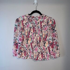 Socialite Ruched Floral Top